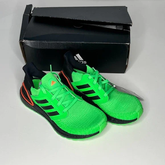 adidas | Shoes | Adidas Shoe Ultraboost 2 J Green Orange Running New 4 |  Poshmark